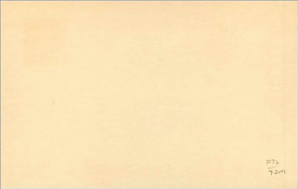 Britische Ansichtskarte — 2½d roter Stempel — Verleger nicht sichtbar - Rückseite
