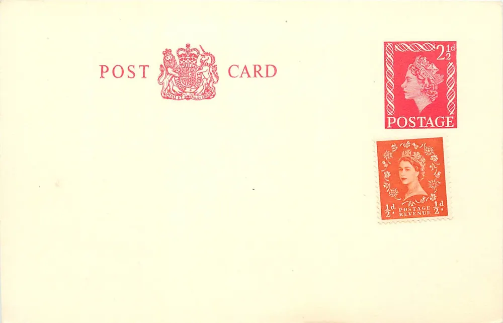 Britische Ansichtskarte — Stempel der Königin Elizabeth II — Verlag nicht sichtbar - Vorderseite