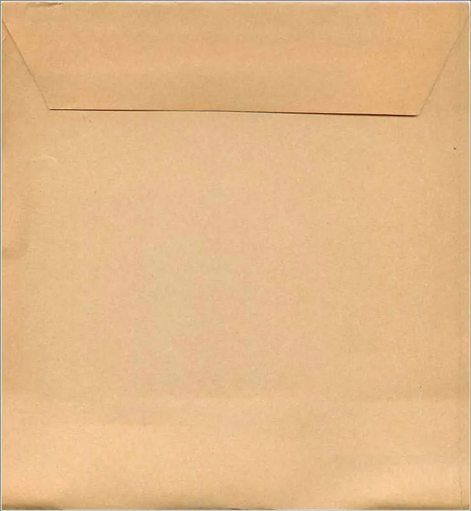 Briefumschlag — Briefmarken von einem Penny — Vereinigtes Königreich - Rückseite