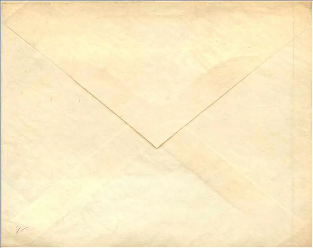 Leere Ansichtskarte — Briefmarkenwert von zwei Pence (1840-1860) — Unbekannter Verlag - Rückseite