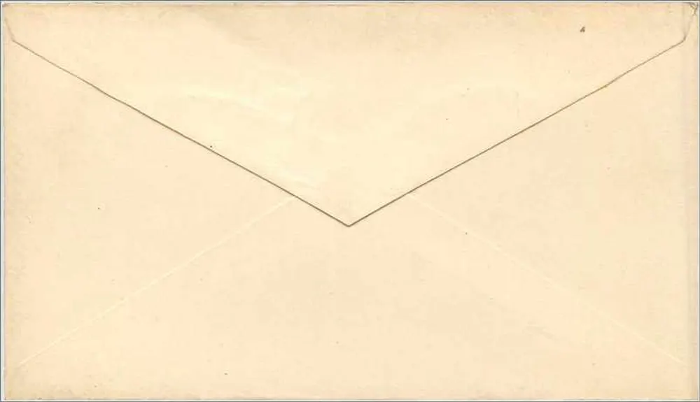Antike Ansichtskarte — New York-Poststempel — Verlag unbekannt - Rückseite