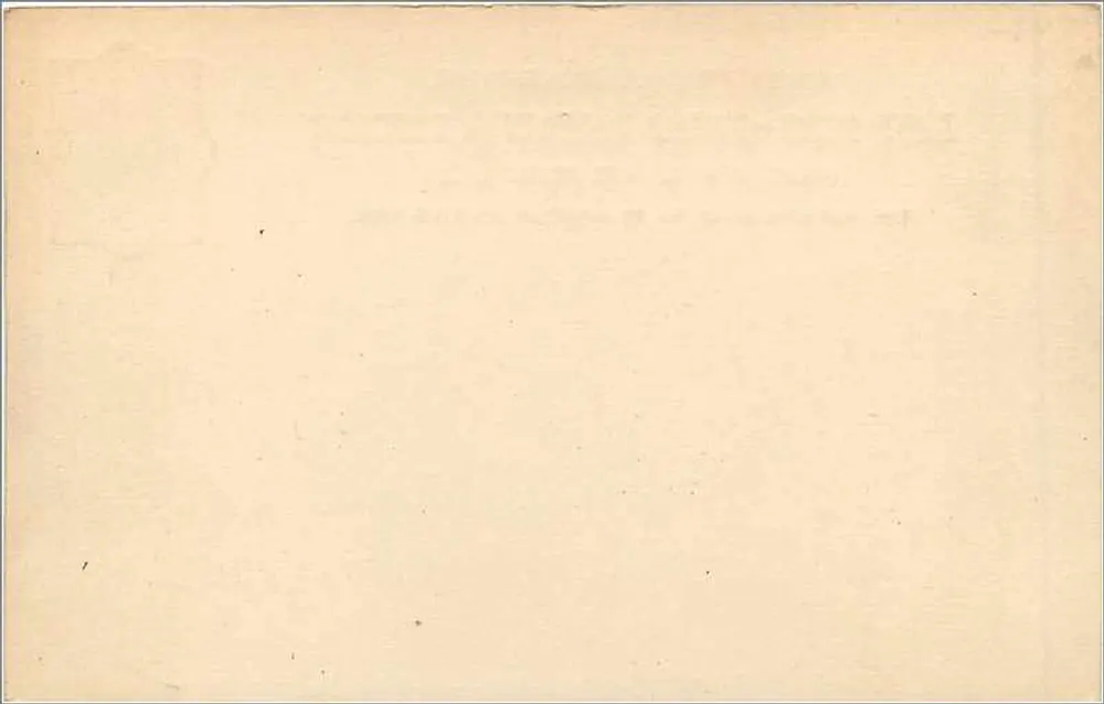 Universal-Karteikarte — Großbritannien und Irland — 1 Penny-Stempel - Rückseite
