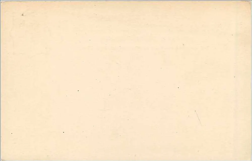 Universelle Ansichtskarte — Vereinigtes Königreich & Irland — 1 Penny-Stempel - Rückseite
