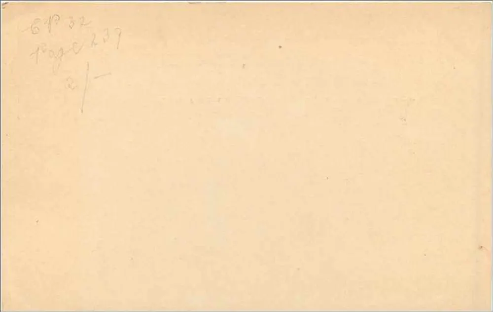 Universal-Karte — Großbritannien und Irland — 1 Penny-Stempel - Rückseite