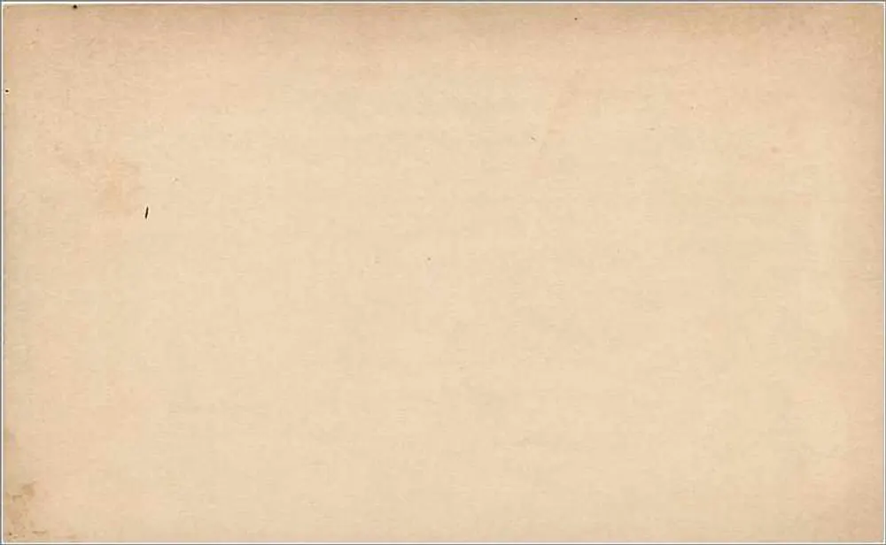 Britische Ansichtskarte — Rückseite — ½ Penny-Stempel - Rückseite
