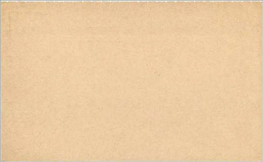 Britische Ansichtskarte — Rückseite — Halbpfennig-Poststempel - Rückseite