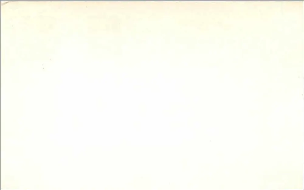 Leere Ansichtskarte mit Briefmarken der Königin Elizabeth II — 1/-. 2d — Verlag nicht sichtbar - Rückseite