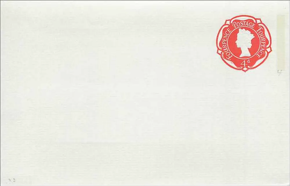 Englische Ansichtskarte — 4 Pence roter Stempel — Verlag nicht sichtbar - Vorderseite