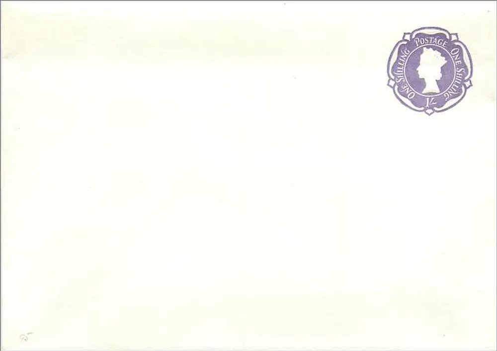 Leere Karteikarte — 1 Schilling (1901) Briefmarke — Verlag nicht sichtbar - Vorderseite