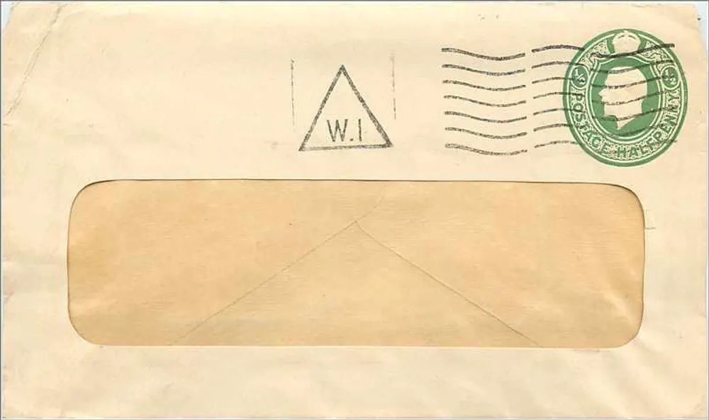 Briefumschlag — Briefmarke und Poststempel 'POSTE HAITIENNE' — W.I. - Vorderseite