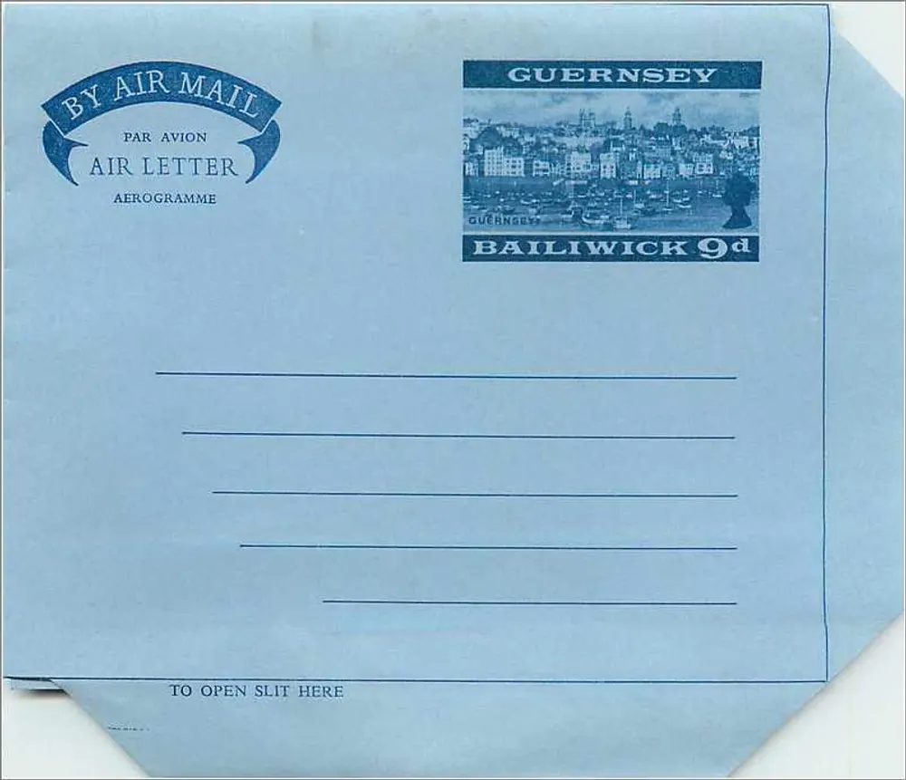 Bailiwick von Guernsey — Blick auf die Stadt — Verlag nicht sichtbar - Vorderseite