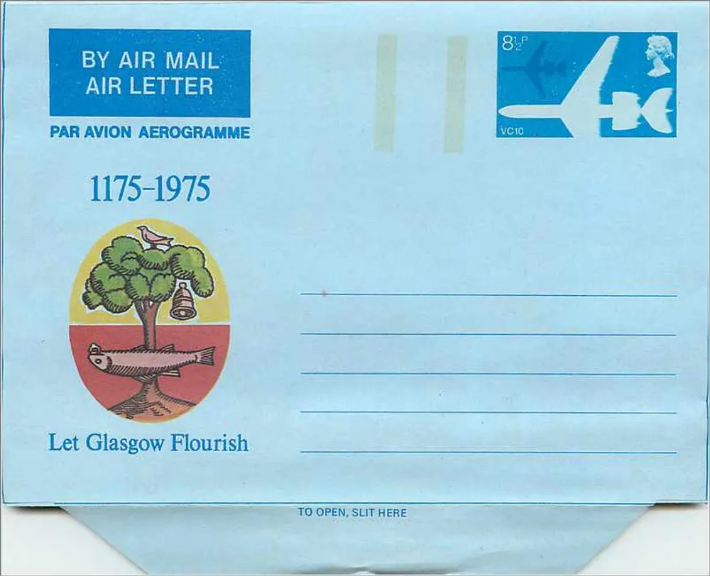Glasgow — 1175-1975 — McCorquodale Printers Ltd. n° VC10 - Vorderseite