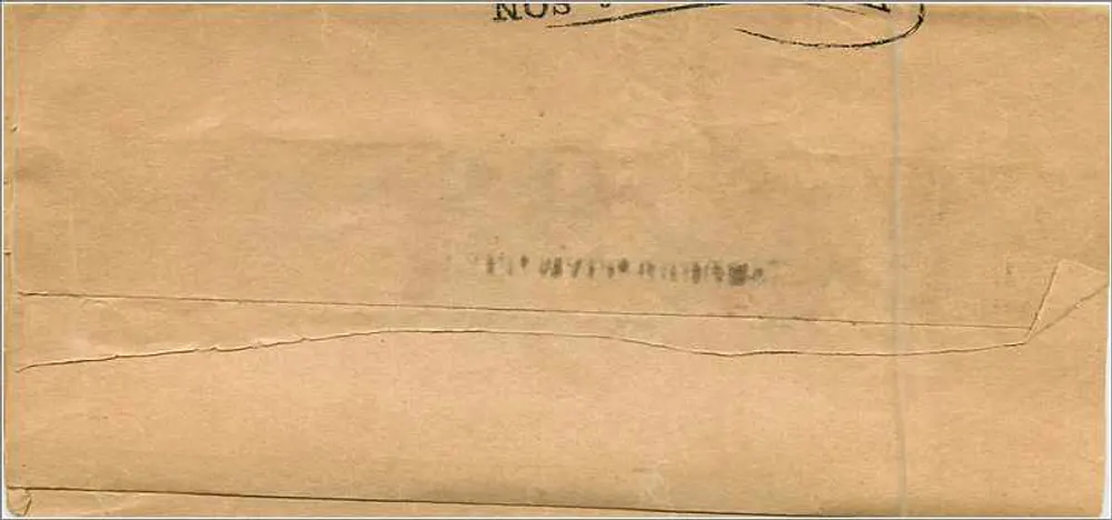 London — Brief an São Paulo, Brasilien — W. H. Smith & Co., 186, Strand, London, W.C. - Rückseite