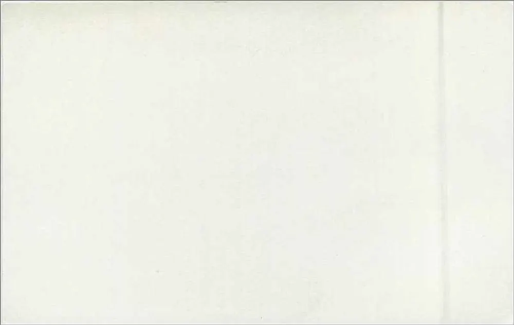 Britische Karteikarte — oktafonaler 3½p-Stempel der Queen Elizabeth II — Verleger nicht sichtbar - Rückseite