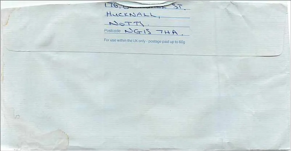 Postkarte Vereinigtes Königreich — Australischer Konsulat in Manchester — Briefmarken und Poststempel - Rückseite
