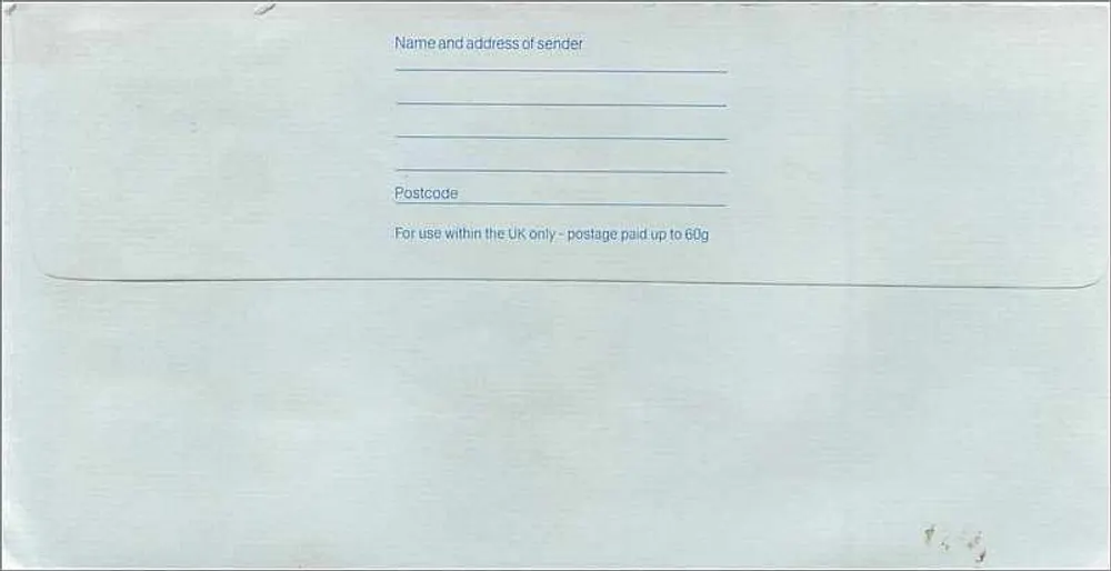 Ansichtskarte - Australisches Konsulat in Manchester — Royal Mail, 1989 - Rückseite