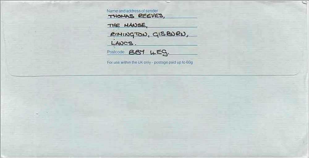 Antike Ansichtskarte — Manchester — Royal Mail First Class - Rückseite