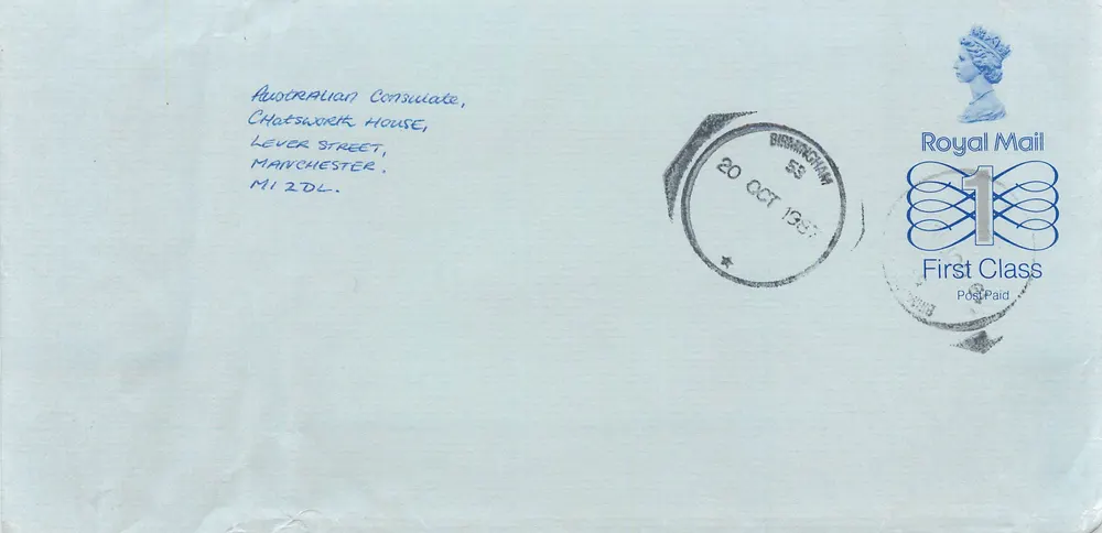 Erste-Klasse-Postkarte — Birmingham — Royal Mail - Vorderseite