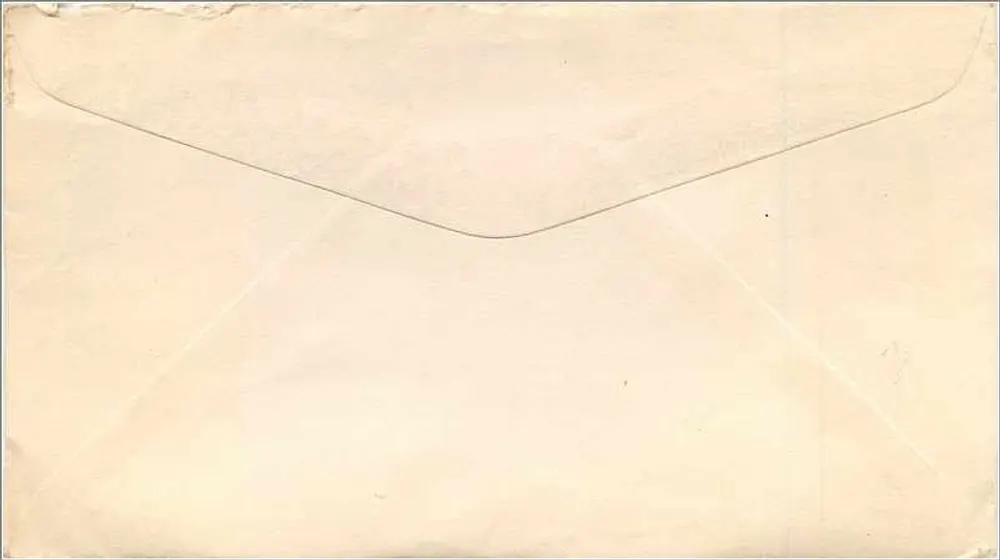 Ludlowville, New York — Zertifizierte Briefsendung nach Bradenton, Florida — U.S. Post - Rückseite