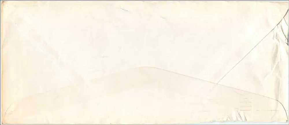 San Juan, Puerto Rico — Umschlag der Hotel Corporation of America — 21. November 1960 - Rückseite