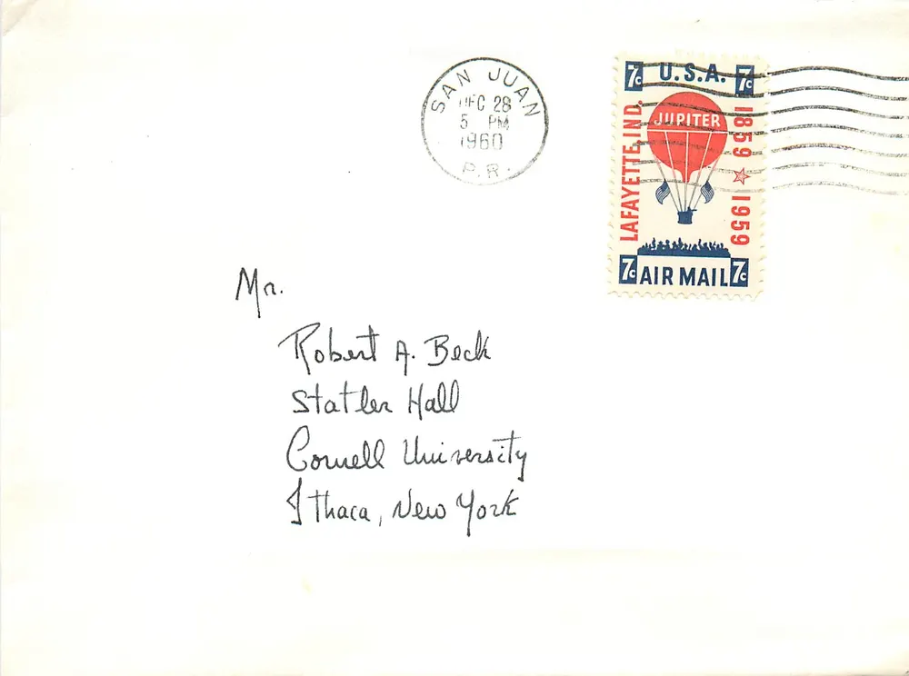 San Juan — 5. Mai 1960 — 7¢ Jupiter 1859 Briefmarke - Vorderseite