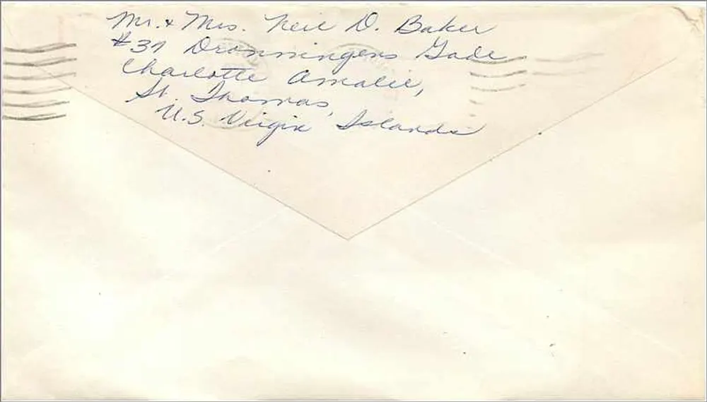 Charlotte Amalie — Verlag Boys Clubs of America Movement — 4c Stempel - Rückseite