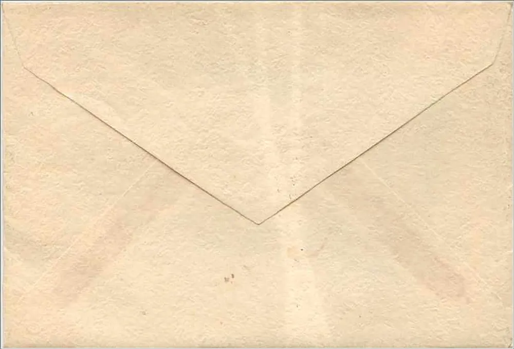 Beaver Dam — Vereinigte Staaten — 13-Cent-Stempel und Poststempel vom 19. August 1936 - Rückseite