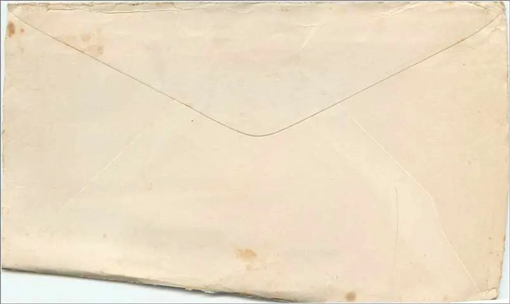 New York — Station T — 2-Cent-Washington-Stempel — Versand nach Portland, N.Y. - Rückseite