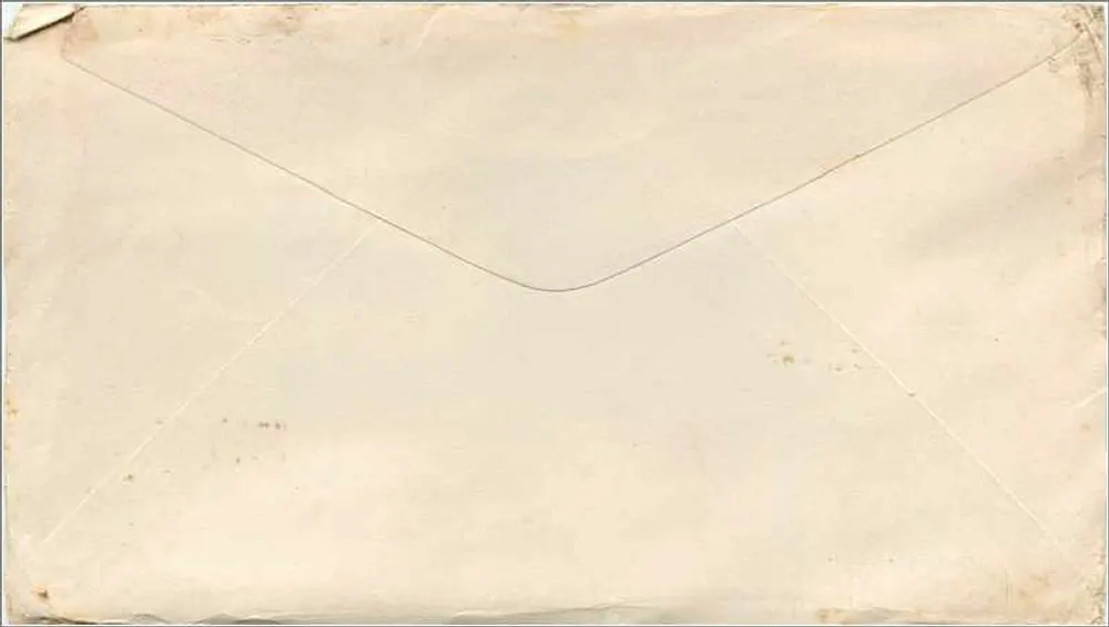 Ansichtskarte an Mrs. Andrew J. Thayer nach Cortland, New York — 2 Cent Washington-Poststempel, New York-Station-Poststempel, 7. Dezember 1913 - Rückseite