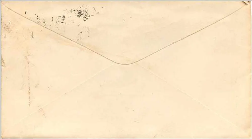 Ansichtskarte aus Kanada — Washington 3 Cents Stempel — an Groton, NY adressiert - Rückseite