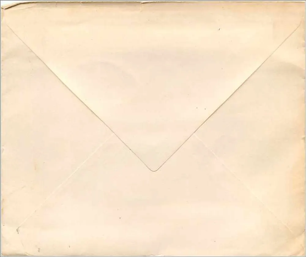 Umschlag — Adresse an Mrs. Henney Dagle in King Ferry, N.Y. — 1½ Cent-Stempel und Poststempel 'NORTH HEDGE N.Y.' - Rückseite