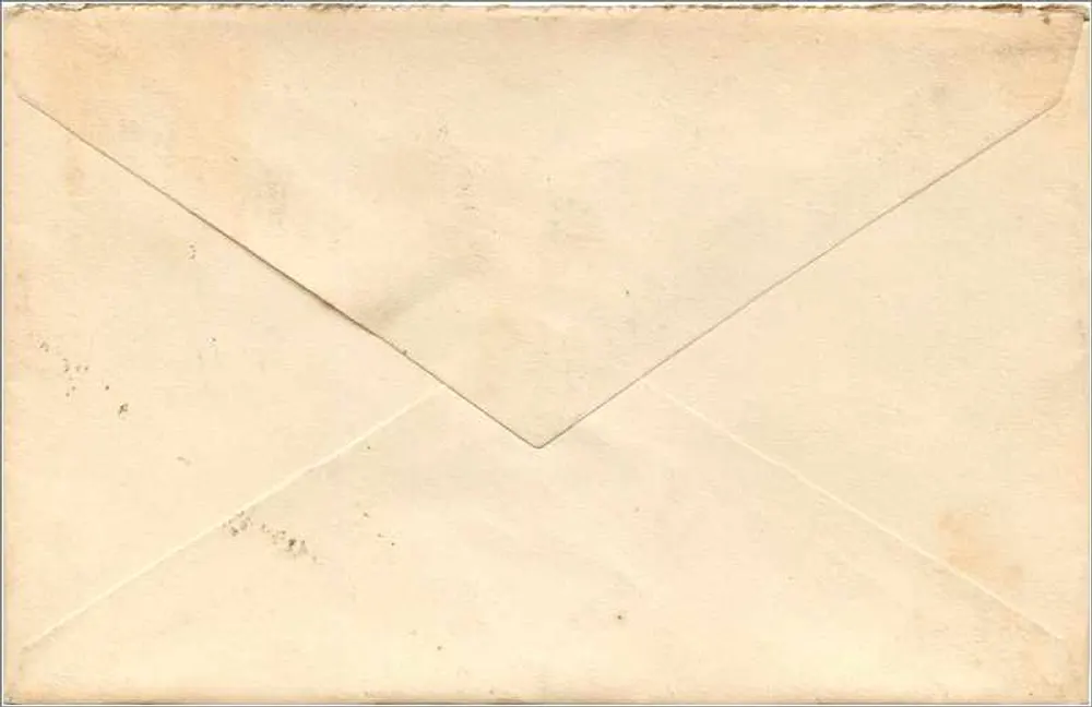 Ansichtskarte ohne Bild — Herr H. J. Blaunford, City — unbekannter Verlag, Seriennummer nicht sichtbar - Rückseite