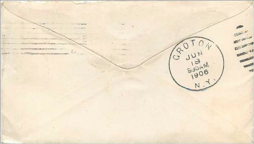 Chicago — Brief mit Postdatum 1906 — Verlag nicht erkennbar - Rückseite