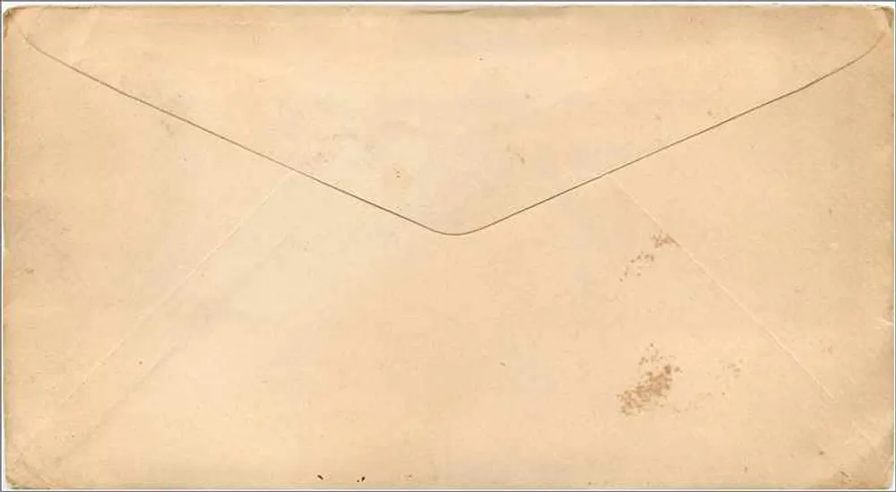 New York — Brief an Cape Eg, Sellersville, Pa — R.M. Smythe, 452 Produce Exchange, New York - Rückseite