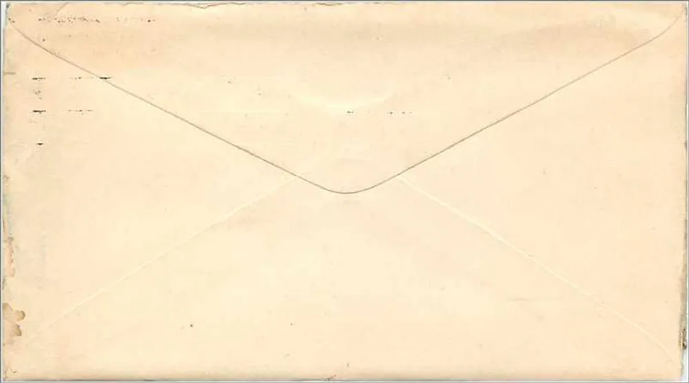 Dunkirk, N.Y. — Brief vom 22. Juni 1916 — Zwei dunkelgrüne 1-Cent-Stempel - Rückseite