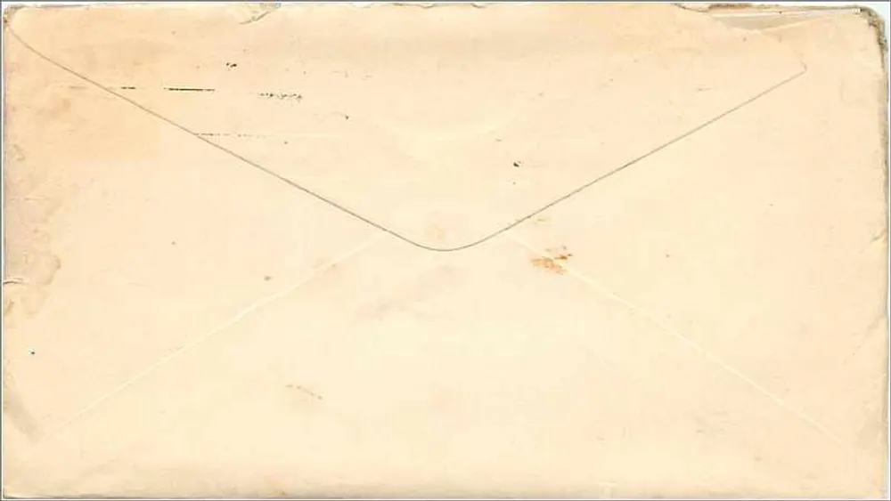Dunkirk, N.Y. — Brief an Harry V. Morse — Verlag nicht sichtbar - Rückseite