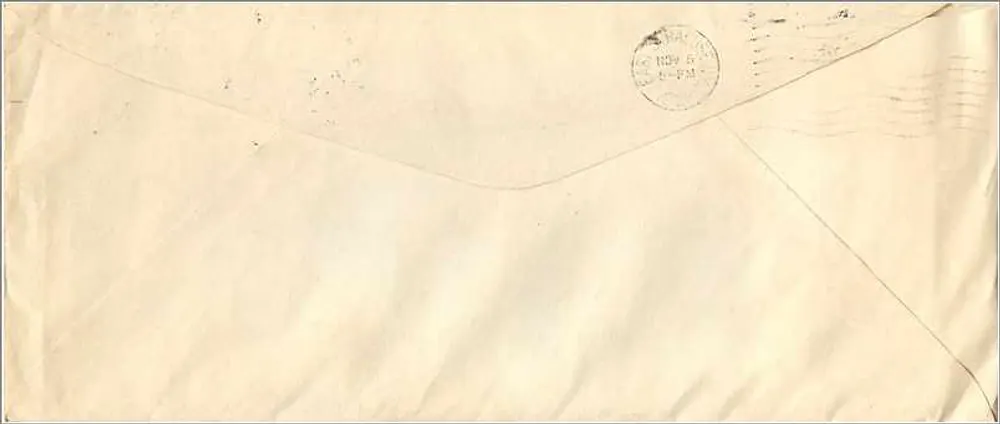 Syracuse, N.Y. — Brief an Mr. Thomas H. Gould — Tooke, Lynch & Dolan - Rückseite