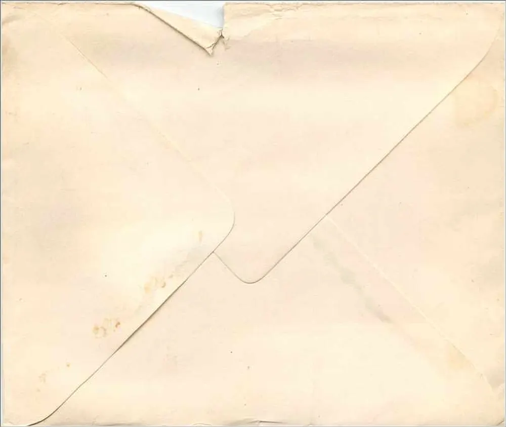 Cartolina destinata a Miss Hattie Dagle a Kings Ferry, Cayuga Co. — Editore non visibile, timbro da 1½ centesimi di Martha Washington - Verso