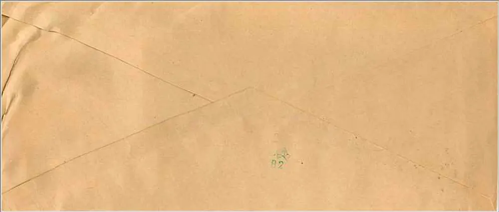 Umschlag nach Iowa City — University of Iowa — 10-Cent-Stempel - Rückseite