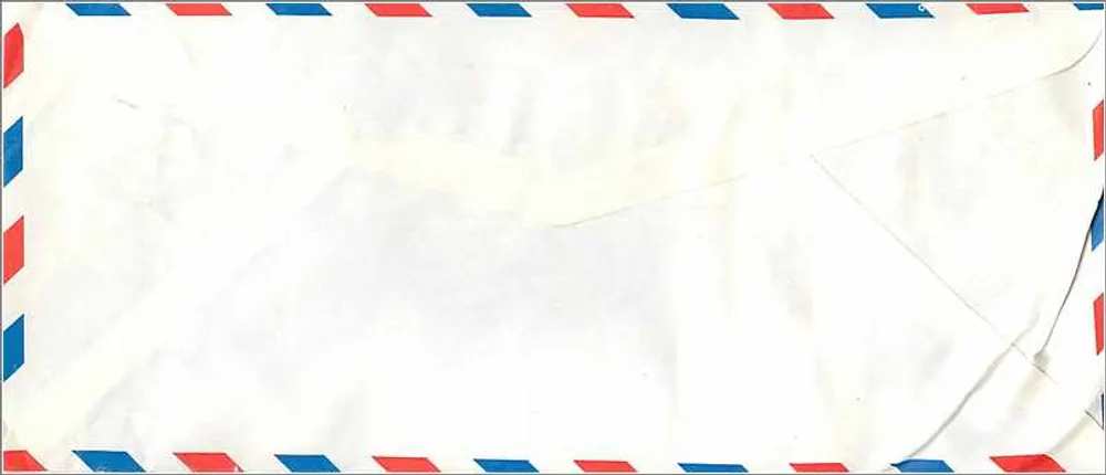Luftbildkarte von Seoul — Korea — um 1980 - Rückseite