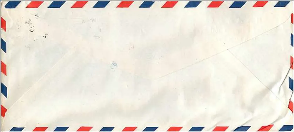 National Chengchi University — Taipei, Taiwan — Versand an die University of Iowa, Iowa City, USA - Rückseite