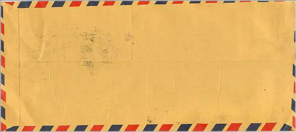 Empfehlungsschreiben — National Chiao Tung University, Taiwan — an die University of Iowa, Vereinigten Staaten gesendet - Rückseite