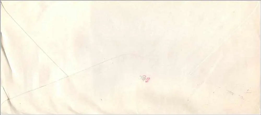 Ansichtskarte von Taipei nach Iowa City — chinesische Stempel und Poststempel - Rückseite
