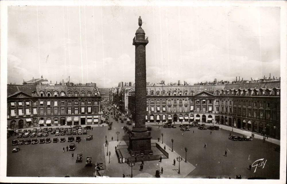 Place Vendôme — Paris — Editor Gily, n° 27 - Frente