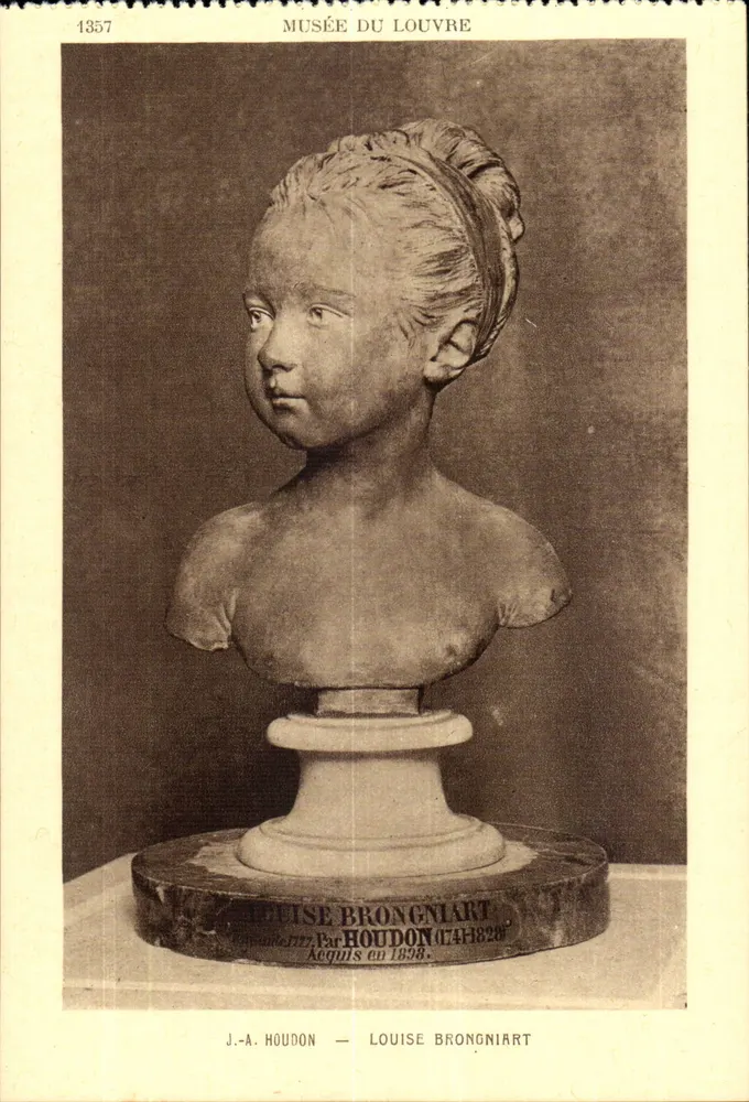 Büste von Louise Brongniart — Musée du Louvre — J.-A. Houdon - Vorderseite