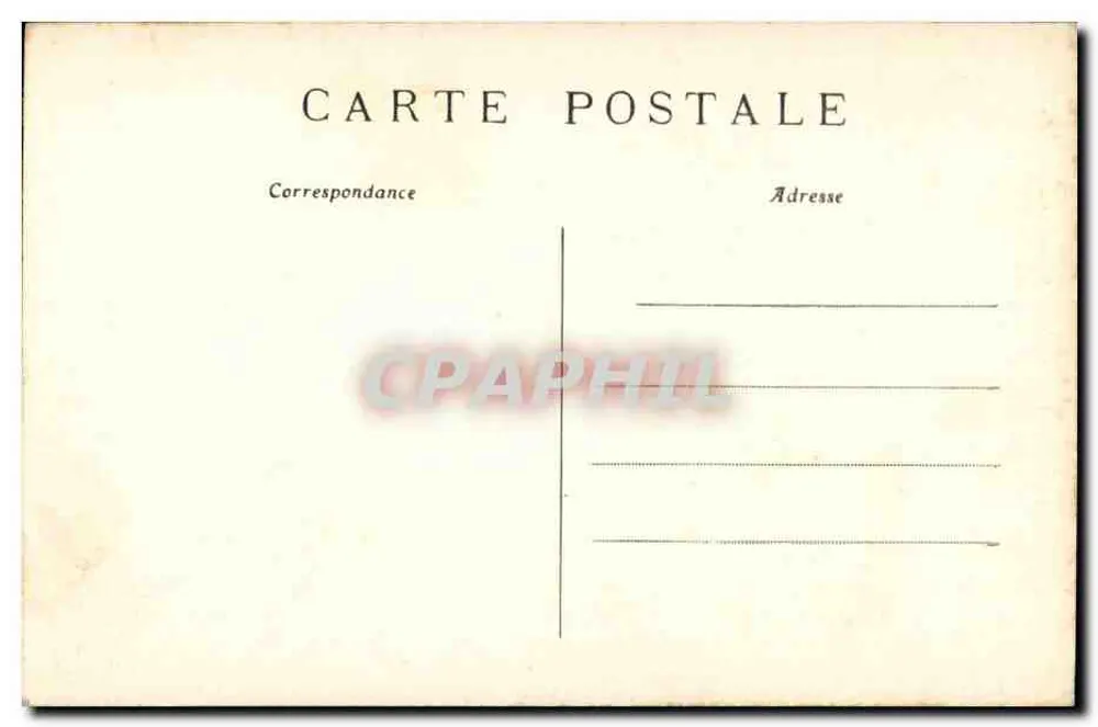 Paris (19. Arrondissement) — Buttes-Chaumont — Les Rochers — Le Belvédère und der See — C. M. — Nr. 1272 - Rückseite