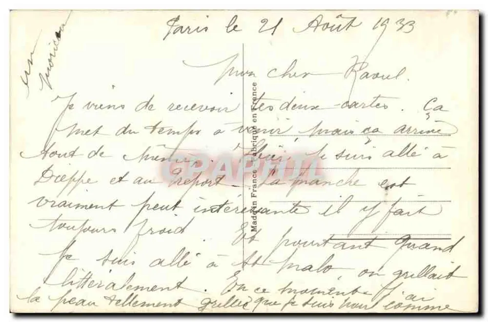 पेरिस - नोट्रे-दाम - फ़ासेड के दृश्य - एडिटर पीसी पेरिस, नंबर 189 - पीछे