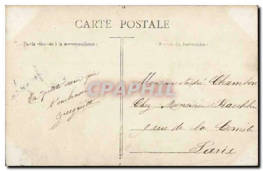 Kleine Mädchen mit Rosenstrauß — J.M.T. n°428 — Verlag J.M.T. - Rückseite