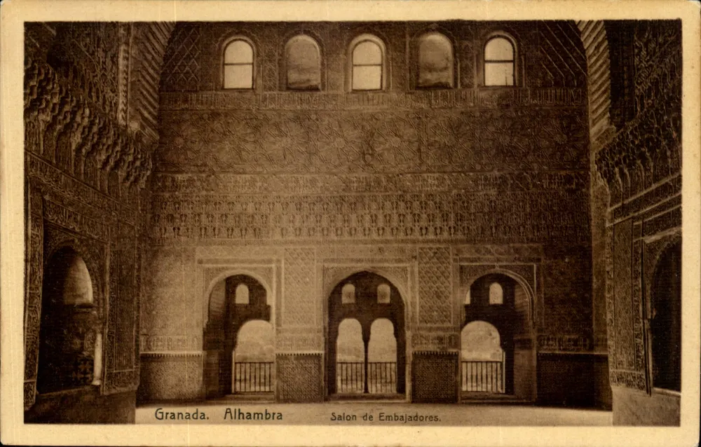 Salon de Embajadores — Alhambra — Granada — Edition Knackstedt y Náder, Serie 485, n° 30 - Vorderseite