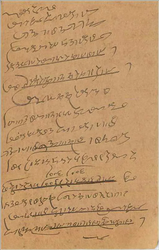 Bombay — carta postal indiana — editor não visível - Verso